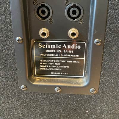Seismic Audio SA-15T Speaker Pair image 9
