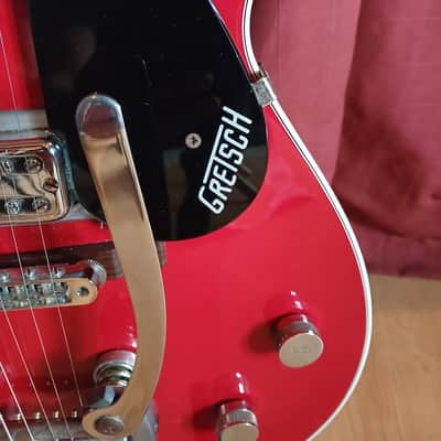 2005 Gretsch G6131T-TVP Power Jet Firebird Red w/ Bigsby + Hard Case – Excellent Condition! Serial JT05117548 image 4