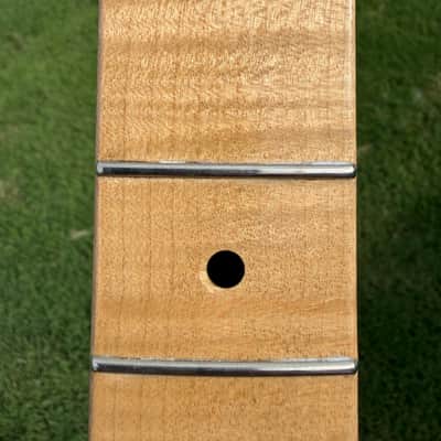 Guitar Mill AAA Flame Maple T-Style neck with nitro finish. image 13
