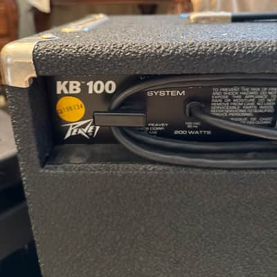 Peavey KB300 BW 300-Watt 1x15" Keyboard Amplification System with Horn 1980s - Black image 2