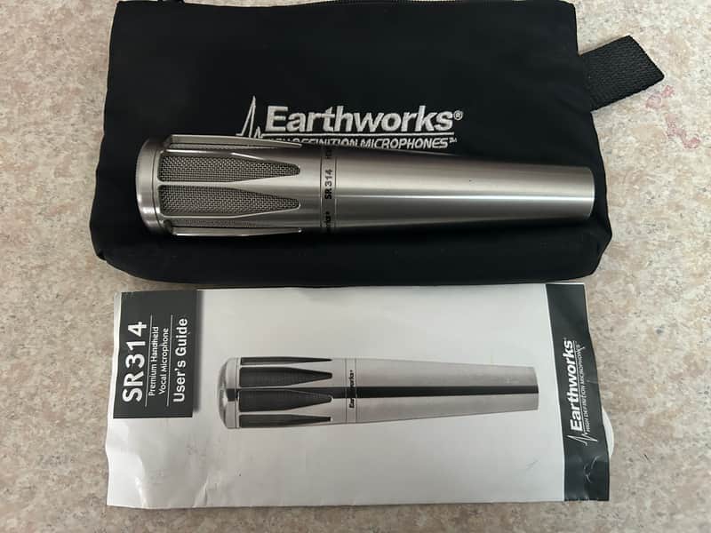 Earthworks SR 314 Condenser Vocal Mic. Circa 2020 - Stainless Steel image 1