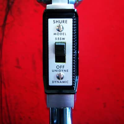 Vintage 1960 Shure 55SW dynamic cardioid microphone multi Z w accessories Elvis 55 55S 556S PE55 image 7