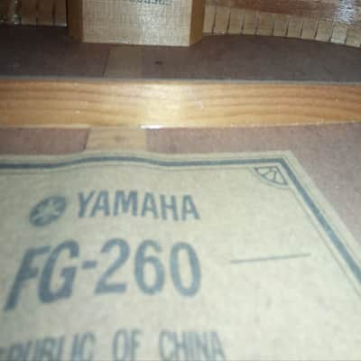 Yamaha FG-260 12-String Jumbo Dreadnought 1974 - 1977 - Natural image 15