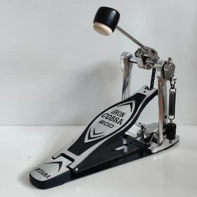 Tama HP200P Iron Cobra 200 Series Single Bass Drum Pedal 2010s - Black/Chrome image 1