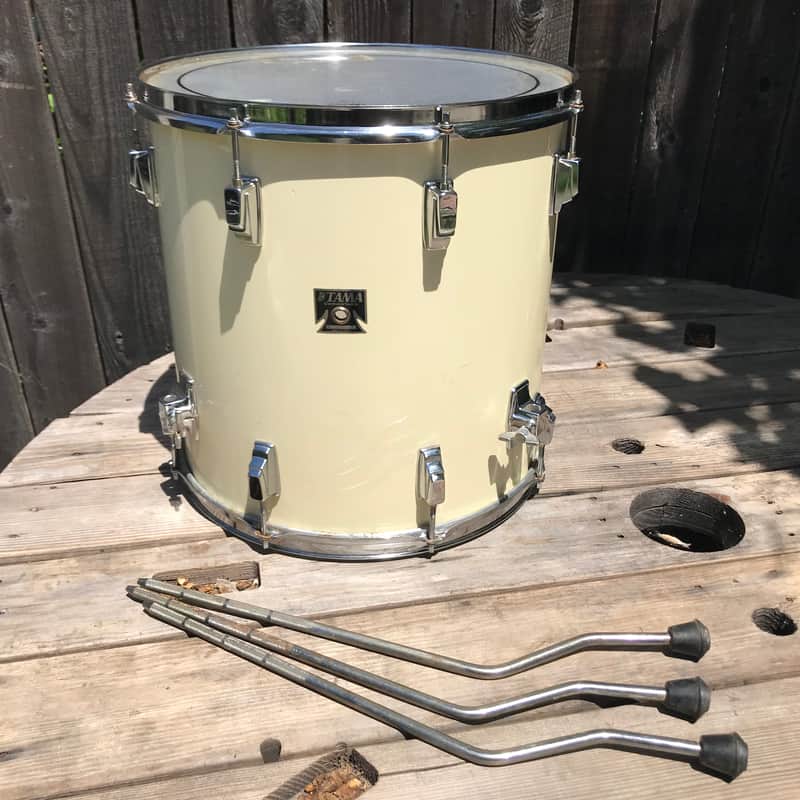 TAMA Swingstar 16x16 Floor Tom Aspen White 80’s image 1