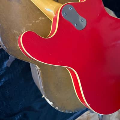 Red Mosrite Combo serial # 10 image 12