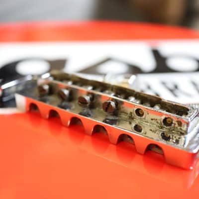 70s Leo Quan Badass Bridge 6 String Pat. App. *For Parts *2 Stripped screws* image 8