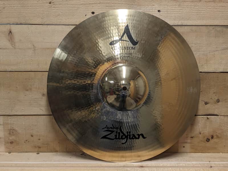 Zildjian 18" A Custom Fast Crash Cymbal 2002 - Present - Brilliant image 1