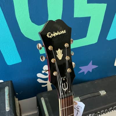 Epiphone Riviera Custom P93 2011 - 2019 - Wine Red used image 8