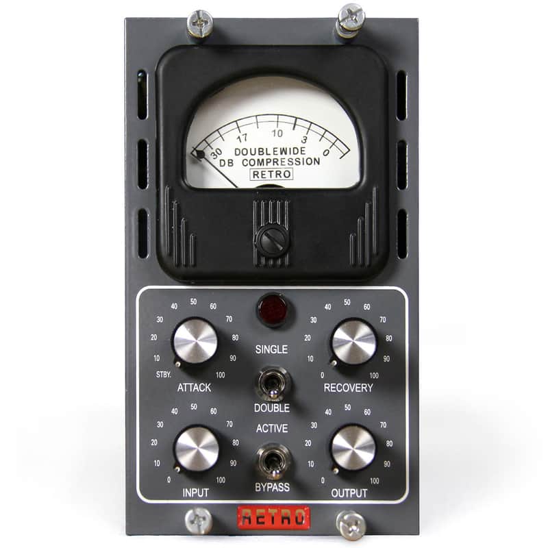 Retro Instruments Doublewide 500 Series Tube Compressor Module image 1