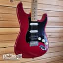 1996 Fender Jimmie Vaughan Tex Mex Signature Stratocaster with Fender Molded Hardshell Case - Candy Apple Red, SD Warren DeMartini RTM Humbucker, 8lbs 2oz