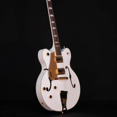 Gretsch G5422GLH Electromatic Hollow Body, Left-Handed, Laurel FB, Snowcrest White image 8