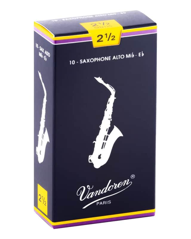 Vandoren Traditional Alto Sax #2.5 Reed - 10ct Box Bild 1