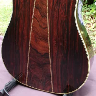 K Yairi YW-1000 Hand Crafted Jacaranda B. Rosewood, Japan Vintage 1981 with Super Low Action image 7