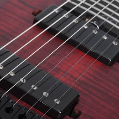 Schecter Sunset-7 Extreme Scarlet Burst image 8