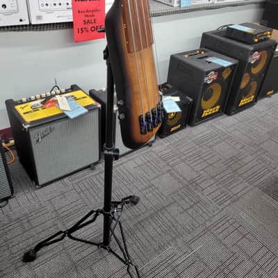 Ibanez UB805-MOB Upswing Upright Bass with Stand and Bag - Mahogany Oil Burst image 13
