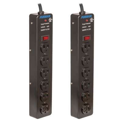 Furman Pro Plug 6-Outlet Power Strip with Surge Protection (Pair) image 1