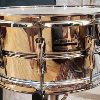 STUDIO SALE! Yamaha Stage Custom SD 266A Snare 14×6.5 Chrome Over Steel 1990s Japan image 8