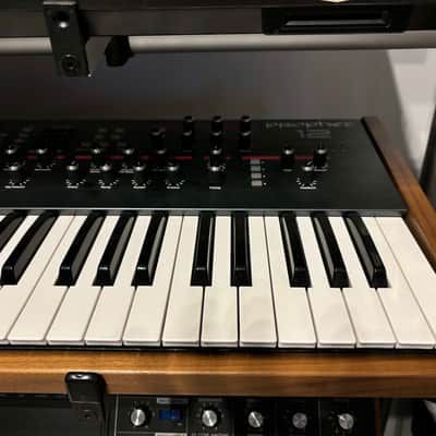 Dave Smith Instruments Prophet 12 61-Key 12-Voice Polyphonic Synthesizer 2013 - 2018 - Black with Wood Sides