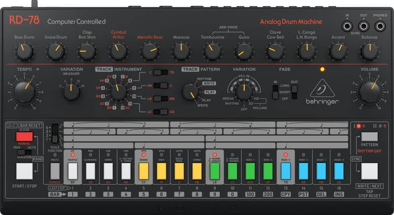 Behringer RD-78 Analog Drum Machine imagen 1