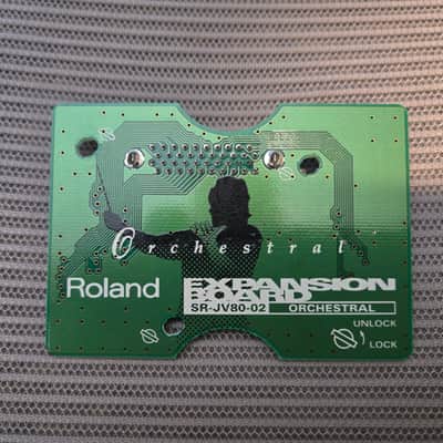 Roland SR-JV80-02 Orchestral Expansion Board 1990s - Green