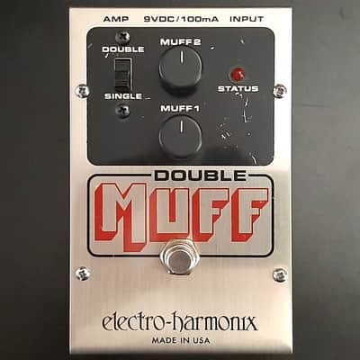 1990s-Early 2000s - Electro-Harmonix Double Muff Fuzz / Overdrive 2000s - Black / Red / Gray image 2