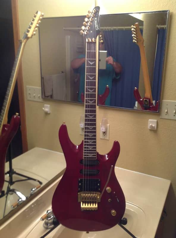 Samick KR 660 Artist Series 90's Red Wine with Gold Hardware | Reverb