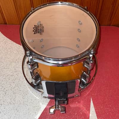 Legend Drums - 8" Tom w/ RIMS Mount- Rare Kaman Maple - USA - Amber Lacquer image 2