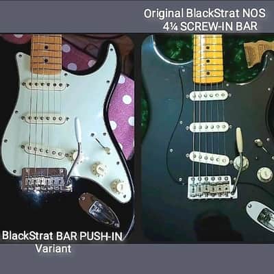 PUSH-IN 3/16 FENDER Professional 4,66mm Gilmour 4¾ SHORT ARM BLACK STRAT Or REDSTRAT 5⅕ Leva Corta For Strat Pro 10/32 2Point Sync Trem Fender Wilkinson - Gotoh image 3
