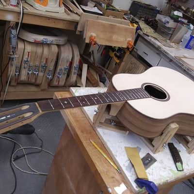Rose Creek Guitars Custom "Martin Style" D-12 fret Beautiful 4A Spruce/Koa/Madi/Adi 2022 Beautiful Tone! As-new, Last Final Sale Price! image 18