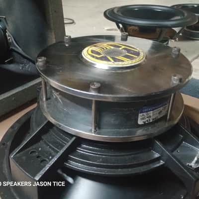 12" SUBWOOFER TALC LOADED CONE BUTYLENE SURROUND 16 POUND DOUBLE STACKED PMR MONSTER 18HZ!30RFX 2021 image 9