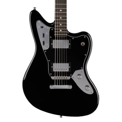 Fender Limited Edition Player Fusion Jaguar Baritone Ebony - Black image 1