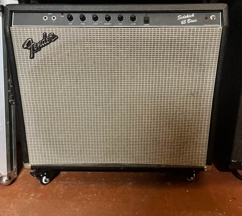 Fender Sidekick 65 Bass Late 70's through mid 80's - Black Tolex
