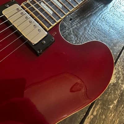 Epiphone 2001 Riviera Electric Guitar Cherry Finish Peerless Factory Korea w/ OHSC image 10