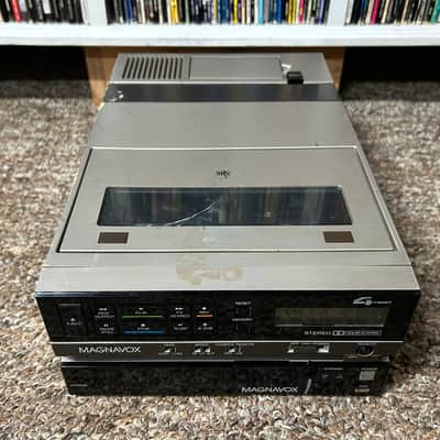 Vintage Magnavox VR8458SL01 Portable VHS Player w/ Tuner Adapter Dock TESTED ✅ image 1