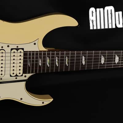 Ibanez Steve Vai Owned Signed JEM Universe 7-String White Electric Guitar w/ OHSC image 3