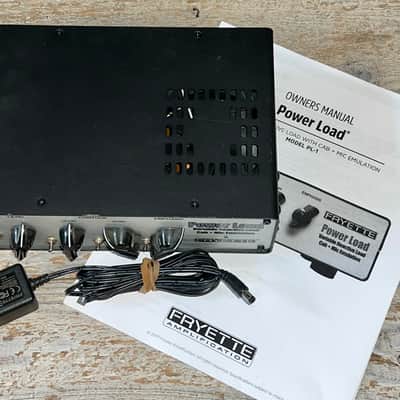 Amazing Fryette - Power Load Variable Reactive Load Cab + Mic Emulation/ Black, Pristine Condition, Includes Manual & Power Cable Ships Ultra Fast ! image 9