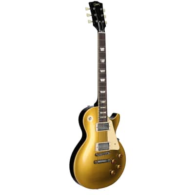Gibson Custom 1957 Les Paul Goldtop Electric Guitar, Murphy Lab Light Aged, Double Gold with Dark Back image 2