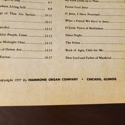 Hammond Chord Organ Owners G 1950's image 9