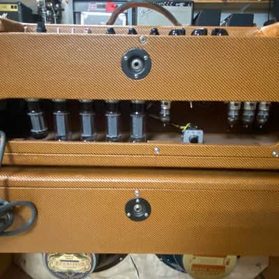 Kendrick Texas crude spindle top 100w amp 90s - Lacquered tweed image 4