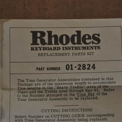 Rhodes Keyboard Instruments Replacement Parts Kit 01-2824 #A Tines image 11