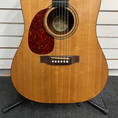 Rare American Acoustech ESVL-1 Natural Acoustic Guitar with Hard Case [Left Handed] image 3