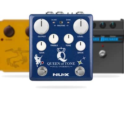Nux Queen of Tone NDO-6 dual overdrive pedal ( Horseman and Morning Star) image 1