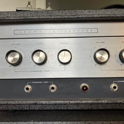 Silvertone 1484 Twin Twelve 2x12 Piggyback 1964 image 4