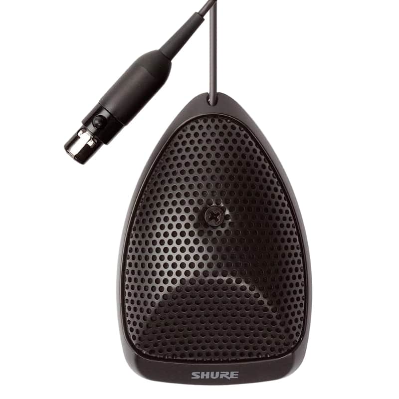 Shure MX391/C MicroFlex Boundary Cardioid Microphone, Black image 1
