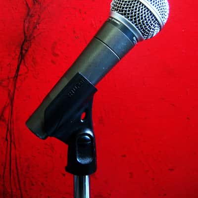 Vintage 1980's USA Shure SM58 Handheld Cardioid Dynamic Microphone Low Z w accessories # 6 image 13