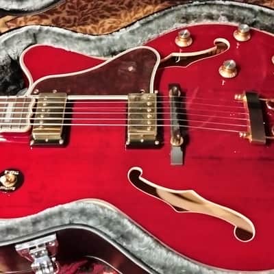 Epiphone Joe Pass Signature Emperor II Pro 2016-2018 - Cherry Red