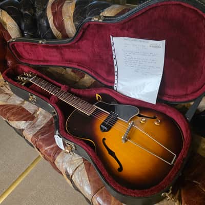 Gibson ES-225T 1956 ARTIST OWNED by JETHRO TULL Studio Thinline Jazz Rock Guitar Brazillian Rosewood, P-90 Florentine Archtop Hollowbody 225 175 image 1