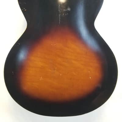 Old Kraftsman Vintage Archtop Hollowbody Electric Guitar, Single Pickup, 2-Tone Sunburst, Late '40s image 9