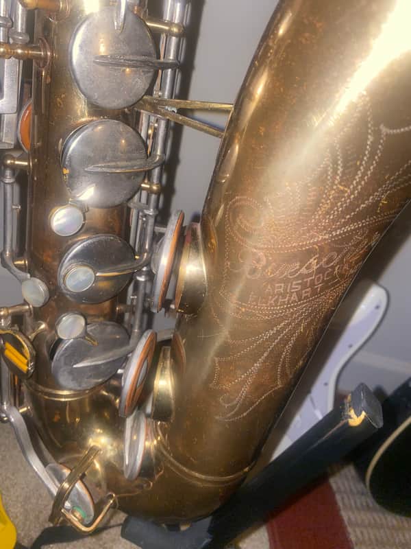 Vintage buescher Aristocrat series III Tenor saxophone, post Big G SN359090 image 1